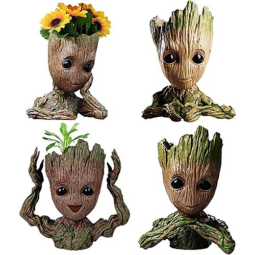 Wächter der Galaxis 3 Baby-Groot Baummann Bleistifthalter Pflanzer Blumentopf Film Cosplay Brautkleider schlicht Grün 1 Grün 4 Grün 3 Zubehör-Set
Wächter der Galaxis 3 Baby-Groot Baummann Bleistifthalter Pflanzer Blumentopf Film Cosplay Brautkleider schlicht Grün 1 Grün 4 Grün 3 Zubehör-Set