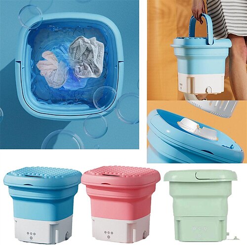 Lavadora plegable portátil de 4,5 l perfecta para ropa interior, calcetines y ropa de bebé
Lavadora plegable portátil de 4,5 l perfecta para ropa interior, calcetines y ropa de bebé