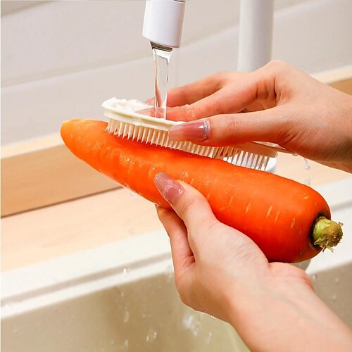 Limpe facilmente suas frutas e legumes com esta escova de limpeza de vegetais de 1 peça!
Limpe facilmente suas frutas e legumes com esta escova de limpeza de vegetais de 1 peça!