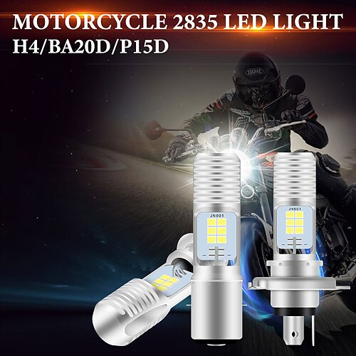 1PCs H4 H6 P15D BA20D Led Motorcycle Headlight Bulb Canbus 12V Fog Light 8 SMD Hi Lo Lamp Scooter Accessories Moto DRL
1PCs H4 H6 P15D BA20D Led Motorcycle Headlight Bulb Canbus 12V Fog Light 8 SMD Hi Lo Lamp Scooter Accessories Moto DRL
