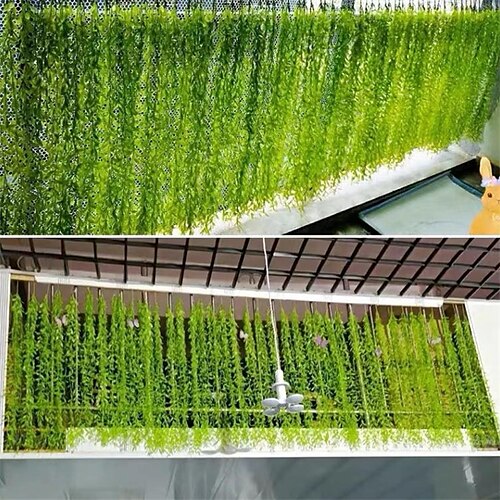 1 pçs/6 pçs planta simulada verde salgueiro-chorão pendurado na parede videiras folhas de salgueiro falsa decoração de planta verde 85 cm/33.64in
1 pçs/6 pçs planta simulada verde salgueiro-chorão pendurado na parede videiras folhas de salgueiro falsa decoração de planta verde 85 cm/33.64in