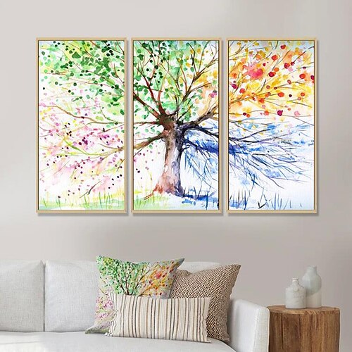 3 Panels Abstract Colorful Tree Handpainted Oil Canvas Painting Handmade Tree Life Wall Art Pictures For Living Room Home Decor No Frame
3 Panels Abstract Colorful Tree Handpainted Oil Canvas Painting Handmade Tree Life Wall Art Pictures For Living Room Home Decor No Frame