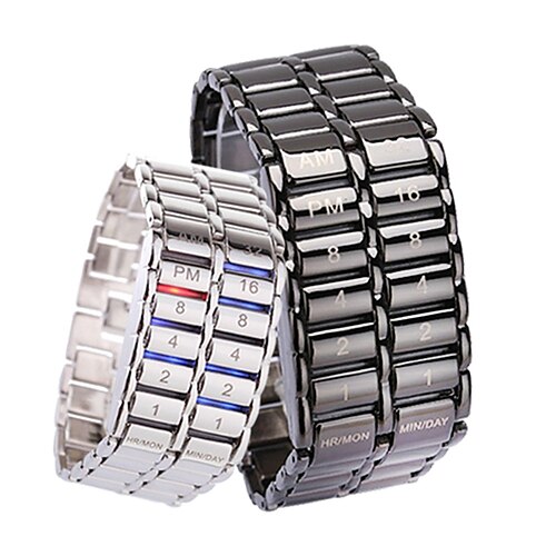 Impermeable nueva moda hombres mujeres lava electrónico segunda generación binario led pulsera reloj reloj horas
Impermeable nueva moda hombres mujeres lava electrónico segunda generación binario led pulsera reloj reloj horas