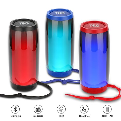 TG335 Bluetooth Speaker, TG Wireless Bluetooth Speaker,Portable Bass With LED Light Outdoor Column Subwoofer Support AUX TF Card FM Radio Music Player
TG335 Bluetooth Speaker, TG Wireless Bluetooth Speaker,Portable Bass With LED Light Outdoor Column Subwoofer Support AUX TF Card FM Radio Music Player