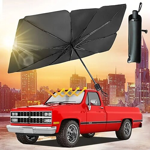 1 pare-soleil de pare-brise avant - gardez votre voiture au frais avec une isolation directe en usine!
1 pare-soleil de pare-brise avant - gardez votre voiture au frais avec une isolation directe en usine!