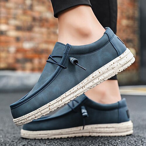 Homens Tênis Mocassim Sapatos Confortáveis Casual Ao ar livre Diário Caminhada Couro Sintético Respirável Azul Marron Verão Primavera
Homens Tênis Mocassim Sapatos Confortáveis Casual Ao ar livre Diário Caminhada Couro Sintético Respirável Azul Marron Verão Primavera