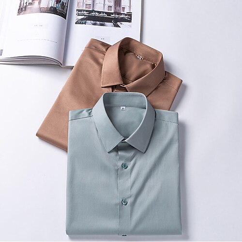 Homme Chemise Chemise boutonnée Noir Blanche Bleu Ciel Manche Courte Plein Revers Eté Mariage du quotidien Vêtement Tenue
Homme Chemise Chemise boutonnée Noir Blanche Bleu Ciel Manche Courte Plein Revers Eté Mariage du quotidien Vêtement Tenue