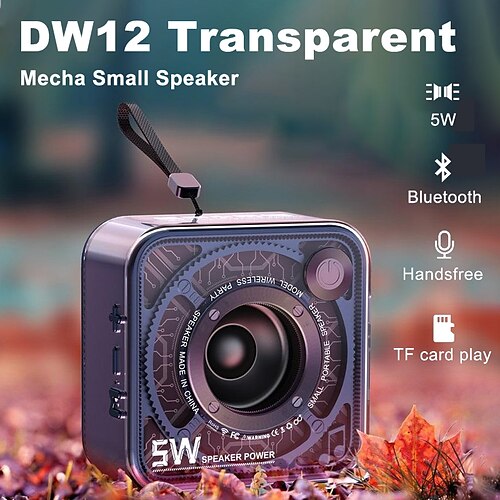 DW12 Bluetooth Speaker Bluetooth USB Type-c Portable Outdoor Mini Speaker For PC Laptop Mobile Phone
DW12 Bluetooth Speaker Bluetooth USB Type-c Portable Outdoor Mini Speaker For PC Laptop Mobile Phone