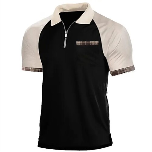 Herren Poloshirt Golfhemd Casual Festtage Kargen Viertel Postleitzahl Kurzarm Modisch Basic Farbblock Viertel Postleitzahl Sommer Regular Fit Schwarz Poloshirt
Herren Poloshirt Golfhemd Casual Festtage Kargen Viertel Postleitzahl Kurzarm Modisch Basic Farbblock Viertel Postleitzahl Sommer Regular Fit Schwarz Poloshirt