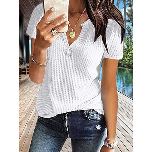 Mulheres Pulôver suéter Saltador Waffle Tricotar Superdimensionado Côr Sólida Decote V à moda Casual Diário Para Noite Verão Primavera Preto Branco S M L
Mulheres Pulôver suéter Saltador Waffle Tricotar Superdimensionado Côr Sólida Decote V à moda Casual Diário Para Noite Verão Primavera Preto Branco S M L