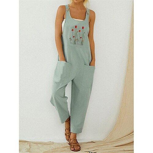 Damen Latzhose Taste Tasche Blumen Quadratischer Ausschnitt Urlaub Brautkleider schlicht Strasse Täglich Regular Fit Ärmellos Schwarz Weiß Hellgrün S M L XL Sommer
Damen Latzhose Taste Tasche Blumen Quadratischer Ausschnitt Urlaub Brautkleider schlicht Strasse Täglich Regular Fit Ärmellos Schwarz Weiß Hellgrün S M L XL Sommer
