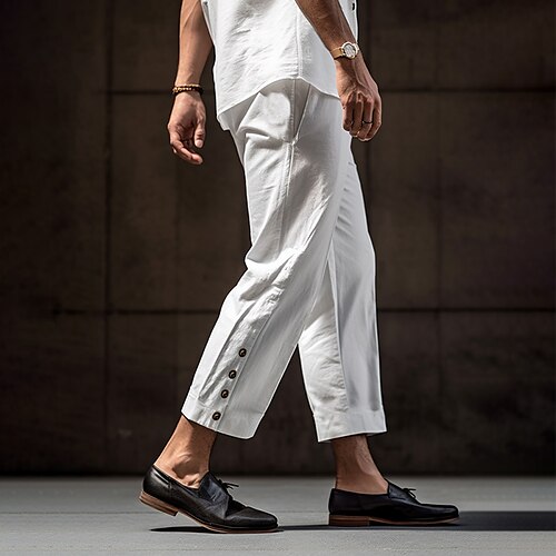 Herren Hose Hosen Sommerhosen Strandhose Kordelzug Elastische Taille Seitentaste Glatt Komfort Atmungsaktiv Casual Täglich Festtage Modisch Klassicher Stil Schwarz Weiß
Herren Hose Hosen Sommerhosen Strandhose Kordelzug Elastische Taille Seitentaste Glatt Komfort Atmungsaktiv Casual Täglich Festtage Modisch Klassicher Stil Schwarz Weiß