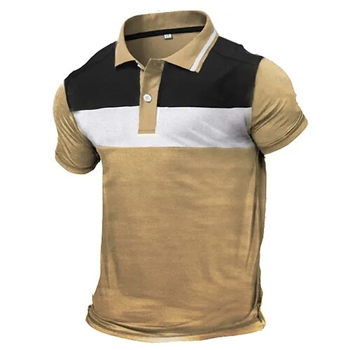 Homens Camiseta Polo Camisa de golfe Casual Feriado Lapela Manga Curta Moda Básico Bloco de cor Vintage Verão Normal Marron Camiseta Polo
Homens Camiseta Polo Camisa de golfe Casual Feriado Lapela Manga Curta Moda Básico Bloco de cor Vintage Verão Normal Marron Camiseta Polo