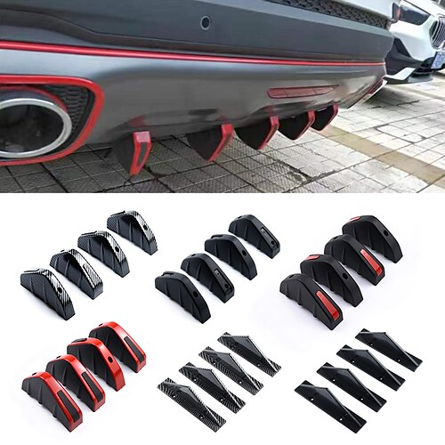 Starfire 4 Stück Universal-Carbonfaser-Auto, modifizierter Heckstoßstangen-Diffusor-Spoiler, ABS-Heckstoßstangen-Lippendiffusor, Antikollision
Starfire 4 Stück Universal-Carbonfaser-Auto, modifizierter Heckstoßstangen-Diffusor-Spoiler, ABS-Heckstoßstangen-Lippendiffusor, Antikollision