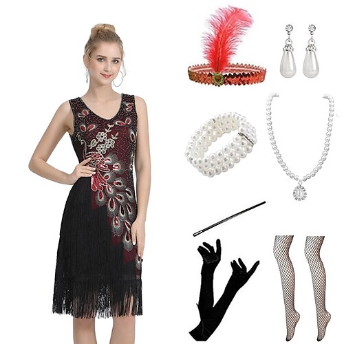 Gatsby le magnifique Les rugissantes années 20 1920s Inspiré du vintage Gatsby le magnifique Tenue Costume de fête Bal Masqué Robe de bal Femme Costume Vintage Cosplay Halloween Soirée Fête / Cocktail
Gatsby le magnifique Les rugissantes années 20 1920s Inspiré du vintage Gatsby le magnifique Tenue Costume de fête Bal Masqué Robe de bal Femme Costume Vintage Cosplay Halloween Soirée Fête / Cocktail