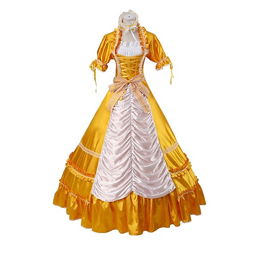 Maria Antonietta Grandes Tailles Rococo Victoriens 18ème siècle Robe vintage Robe Costume de fête Bal Masqué Robe de bal Femme Fille Costume Vintage Cosplay Utilisation Soirée / Fête Carnaval Manche
Maria Antonietta Grandes Tailles Rococo Victoriens 18ème siècle Robe vintage Robe Costume de fête Bal Masqué Robe de bal Femme Fille Costume Vintage Cosplay Utilisation Soirée / Fête Carnaval Manche