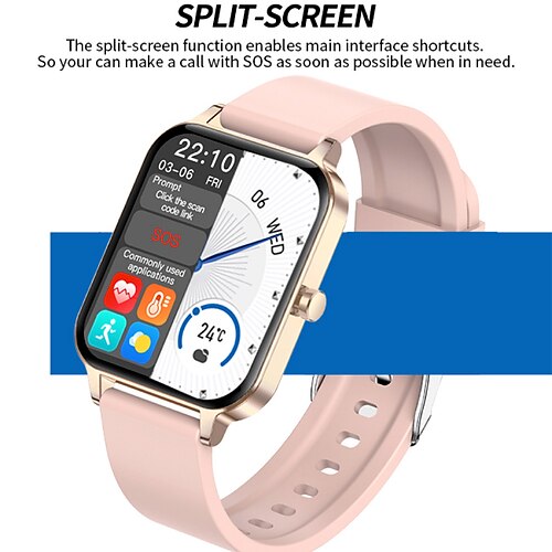 696 MX8 Smartwatch 1.95 Zoll Smartwatch Fitnessuhr Bluetooth Temperaturüberwachung Schrittzähler Anruferinnerung Kompatibel mit Android iOS Damen Herren Freisprechanlage Nachrichterinnerung
696 MX8 Smartwatch 1.95 Zoll Smartwatch Fitnessuhr Bluetooth Temperaturüberwachung Schrittzähler Anruferinnerung Kompatibel mit Android iOS Damen Herren Freisprechanlage Nachrichterinnerung