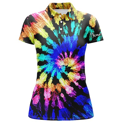 Mulheres Camisa polo de caminhada Camisa de golfe roupas de golfe Respirável Secagem Rápida Macio Manga Curta Blusas Normal Tintura Tie Dye Verão Primavera Tênis Golfe Badminton
Mulheres Camisa polo de caminhada Camisa de golfe roupas de golfe Respirável Secagem Rápida Macio Manga Curta Blusas Normal Tintura Tie Dye Verão Primavera Tênis Golfe Badminton