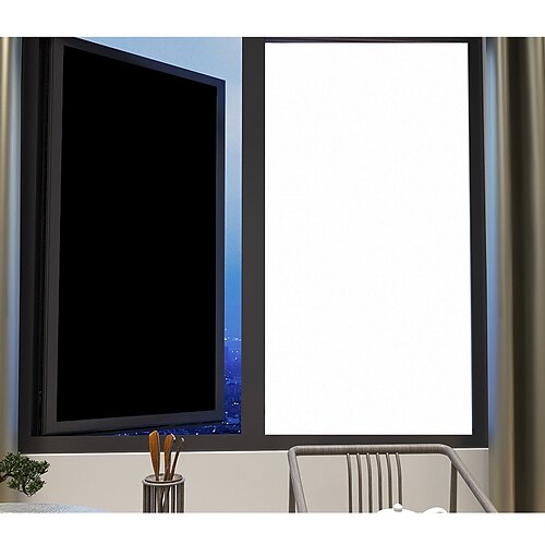 1 pc écran solaire verre avant blanc retour noir opaque verre film noir opaque en verre dépoli isolation thermique crème solaire crème solaire noir opaque fenêtre autocollant
1 pc écran solaire verre avant blanc retour noir opaque verre film noir opaque en verre dépoli isolation thermique crème solaire crème solaire noir opaque fenêtre autocollant