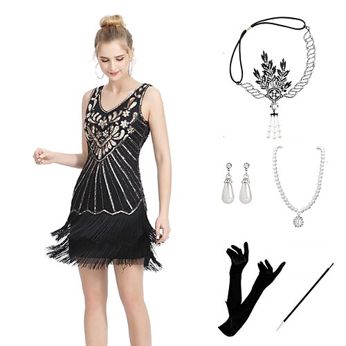 Gatsby le magnifique Les rugissantes années 20 1920s Inspiré du vintage Gatsby le magnifique Tenue Costume de fête Bal Masqué Robe sans Manches Robe de bal Femme Paillettes Franges Costume Vintage
Gatsby le magnifique Les rugissantes années 20 1920s Inspiré du vintage Gatsby le magnifique Tenue Costume de fête Bal Masqué Robe sans Manches Robe de bal Femme Paillettes Franges Costume Vintage