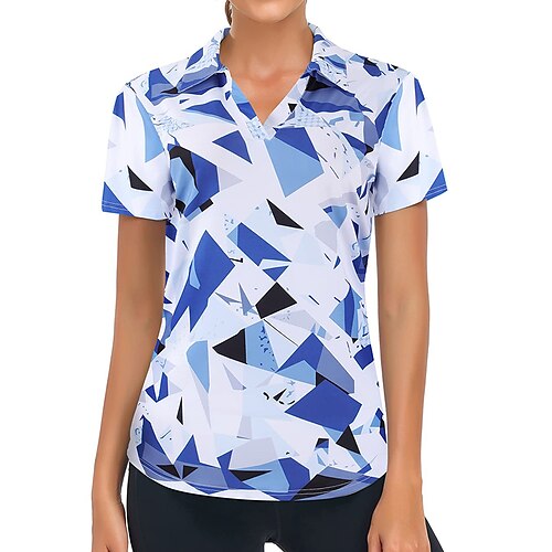 Femme T-shirt POLO Chemise de golf vêtements de golf Respirable Séchage rapide Doux Manche Courte Top Standard Géométrie Imprimé Eté Printemps Tennis Le golf Badminton
Femme T-shirt POLO Chemise de golf vêtements de golf Respirable Séchage rapide Doux Manche Courte Top Standard Géométrie Imprimé Eté Printemps Tennis Le golf Badminton
