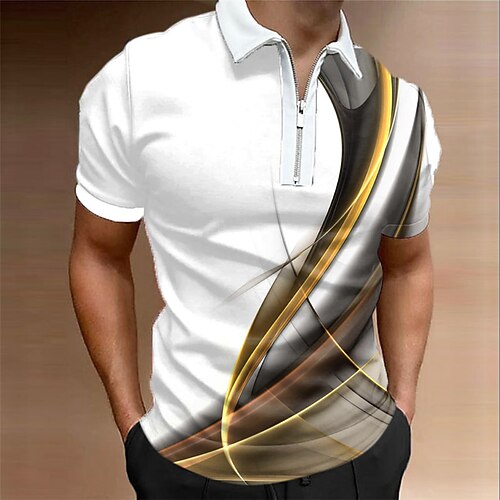 Homme Polo zippé Polo gaufré POLO Tee Shirt Golf Dégradé Imprimés Photos Géométrie Linéaire Col rabattu Noir Jaune Rouge Bleu Vert Extérieur Plein Air Manches courtes Zippé Imprimer Vêtement Tenue
Homme Polo zippé Polo gaufré POLO Tee Shirt Golf Dégradé Imprimés Photos Géométrie Linéaire Col rabattu Noir Jaune Rouge Bleu Vert Extérieur Plein Air Manches courtes Zippé Imprimer Vêtement Tenue