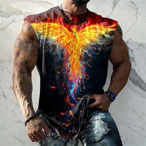 Hombre Top Camiseta sin mangas para hombre Graphic Animal Fénix Cuello Barco Ropa Impresión 3D Diario Deportes Sin Mangas Estampado Moda Design Músculo
Hombre Top Camiseta sin mangas para hombre Graphic Animal Fénix Cuello Barco Ropa Impresión 3D Diario Deportes Sin Mangas Estampado Moda Design Músculo