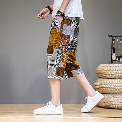 Herren Sommer-Shorts Caprihose Tasche Elastische Taille Farbblock Komfort Atmungsaktiv Knöchellänge Sports Outdoor Täglich Brautkleider schlicht Casual / sportlich Blau Khaki Mikro-elastisch
Herren Sommer-Shorts Caprihose Tasche Elastische Taille Farbblock Komfort Atmungsaktiv Knöchellänge Sports Outdoor Täglich Brautkleider schlicht Casual / sportlich Blau Khaki Mikro-elastisch