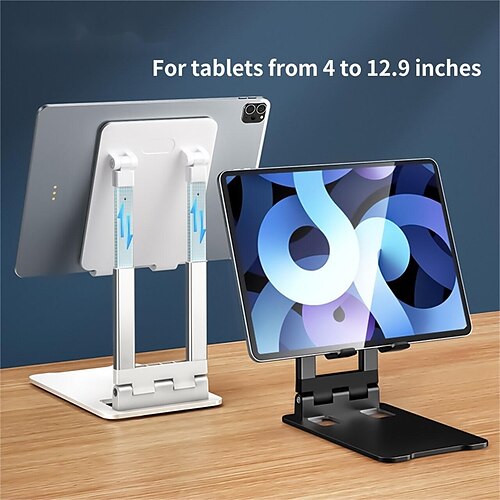 Soporte para tableta Portátil Plegable Ajustable Soporte para teléfono para Escritorio Compatible con iPad iPad Pro Tableta Accesorio para Teléfono Móvil
Soporte para tableta Portátil Plegable Ajustable Soporte para teléfono para Escritorio Compatible con iPad iPad Pro Tableta Accesorio para Teléfono Móvil