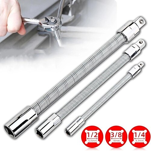 manguito de llave eléctrica, varilla de extensión universal, eje flexible flexible más biela de fuerza, herramientas de llave de vaso
manguito de llave eléctrica, varilla de extensión universal, eje flexible flexible más biela de fuerza, herramientas de llave de vaso