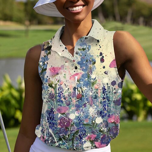 Damen poloshirt Golfhemd Geknöpftes Poloshirt Atmungsaktiv Schnelltrocknend Feuchtigkeitsableitung Ärmellos Golfbekleidung Golfkleidung Regular Fit Blumen Sommer Tennis Golfspiel Pickleball
Damen poloshirt Golfhemd Geknöpftes Poloshirt Atmungsaktiv Schnelltrocknend Feuchtigkeitsableitung Ärmellos Golfbekleidung Golfkleidung Regular Fit Blumen Sommer Tennis Golfspiel Pickleball