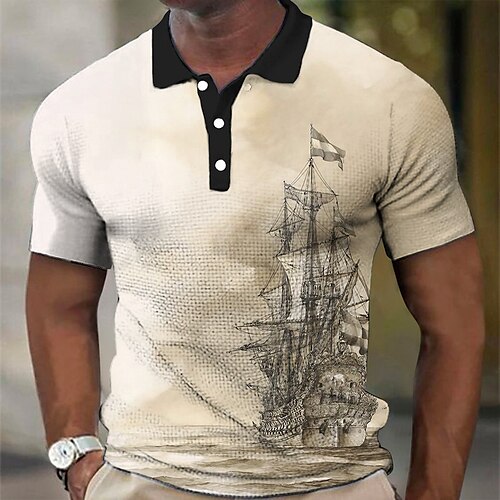 Homme Polo gaufré Polos boutonnés Polo à revers POLO Tee Shirt Golf Imprimés Photos Rétro Vintage Voilier Col rabattu Bleu Kaki Extérieur Plein Air Manche Courte Imprimer Vêtement Tenue Mode Design
Homme Polo gaufré Polos boutonnés Polo à revers POLO Tee Shirt Golf Imprimés Photos Rétro Vintage Voilier Col rabattu Bleu Kaki Extérieur Plein Air Manche Courte Imprimer Vêtement Tenue Mode Design
