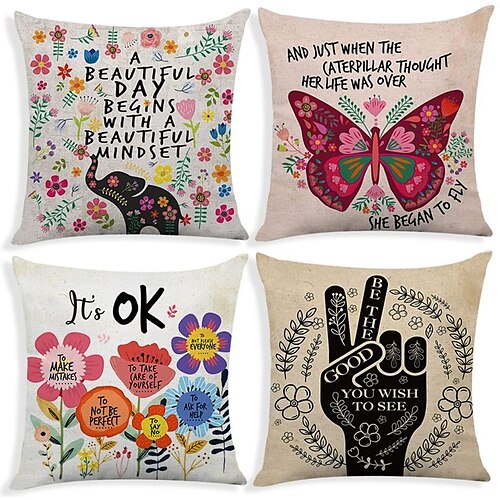 Capa de almofada colorida borboleta dupla face 4 pcs inspiração capa de almofada quadrada decorativa macia fronha para quarto sofá sala sofá cadeira
Capa de almofada colorida borboleta dupla face 4 pcs inspiração capa de almofada quadrada decorativa macia fronha para quarto sofá sala sofá cadeira