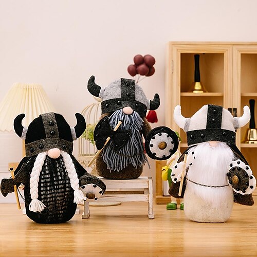 Haobei's new viking chevalier noir nain poupée décoration gladiateur bouclier corne nain décoration nain
Haobei's new viking chevalier noir nain poupée décoration gladiateur bouclier corne nain décoration nain