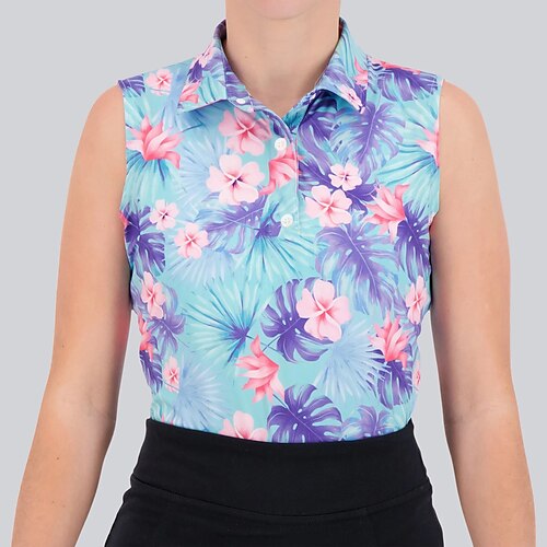 Mujer Camisas de polo Camiseta de golf Polo con botones Transpirable Secado rápido Dispersor de humedad Sin Mangas Ropa de golf ropa de golf Ajuste regular Floral Verano Tenis Golf pepinillo
Mujer Camisas de polo Camiseta de golf Polo con botones Transpirable Secado rápido Dispersor de humedad Sin Mangas Ropa de golf ropa de golf Ajuste regular Floral Verano Tenis Golf pepinillo