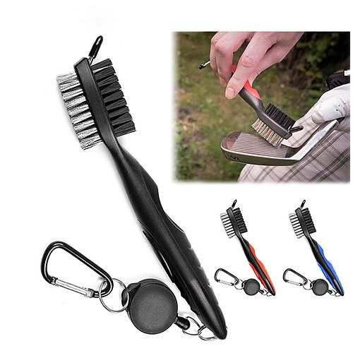 Limpia sin esfuerzo tus palos de golf en cualquier lugar: cepillo portátil para palos de golf con llavero retráctil.
Limpia sin esfuerzo tus palos de golf en cualquier lugar: cepillo portátil para palos de golf con llavero retráctil.