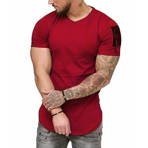 Homens Camiseta T-shirt Tecido Gola Redonda Rua Férias Manga Curta Patchwork Zíper Roupa Moda Designer Básico
Homens Camiseta T-shirt Tecido Gola Redonda Rua Férias Manga Curta Patchwork Zíper Roupa Moda Designer Básico