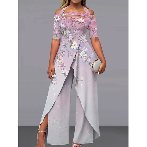 Combinaison Femme Imprimer Floral Epaules Dénudées Elégant Soirée Bureau Ample Standard Manche Courte Jaune S Eté
Combinaison Femme Imprimer Floral Epaules Dénudées Elégant Soirée Bureau Ample Standard Manche Courte Jaune S Eté