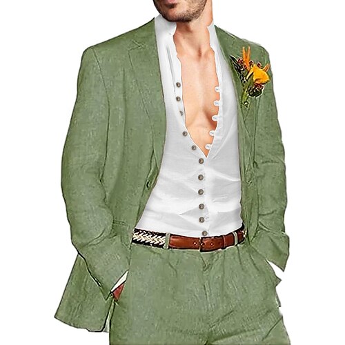 Costumes en lin Homme lin Ensemble 2 pièces Noir Blanche Champagne Couleur Pleine Coupe Sur-Mesure Droit deux boutons 2023
Costumes en lin Homme lin Ensemble 2 pièces Noir Blanche Champagne Couleur Pleine Coupe Sur-Mesure Droit deux boutons 2023