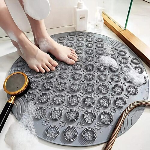 Nueva alfombrilla antideslizante redonda de pvc para baño, alfombrilla de baño con ventosa de secado rápido hidrofóbica para cuarto de baño
Nueva alfombrilla antideslizante redonda de pvc para baño, alfombrilla de baño con ventosa de secado rápido hidrofóbica para cuarto de baño