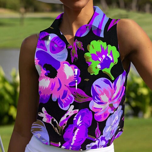 Damen poloshirt Golfhemd Golfkleidung Atmungsaktiv Schnelltrocknend Weich Ärmellos Shirt Regular Fit Blumen Sommer Frühling Golfspiel Badminton
Damen poloshirt Golfhemd Golfkleidung Atmungsaktiv Schnelltrocknend Weich Ärmellos Shirt Regular Fit Blumen Sommer Frühling Golfspiel Badminton