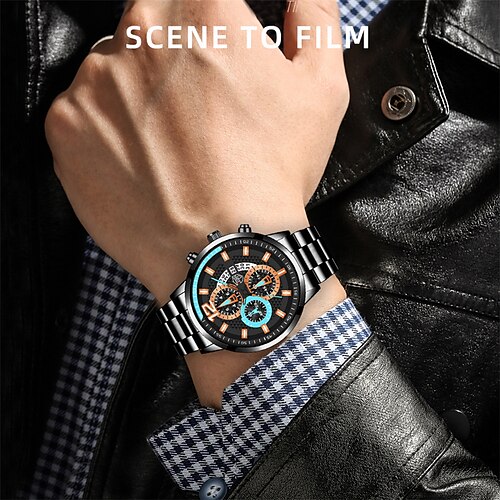 DEYROS Brand Men Quartz Watch Large Dial Sports Fashion Business Luminous Calendar Waterproof Alloy Watch
DEYROS Brand Men Quartz Watch Large Dial Sports Fashion Business Luminous Calendar Waterproof Alloy Watch