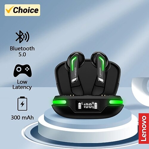 Lenovo Thinkplus GM3 kabellose Gaming-Kopfhörer – Stereo-Sound Tiefer Bass, lange Spielzeit, Spiel-/Musikmodus für PC Handy, Mobiltelefon
Lenovo Thinkplus GM3 kabellose Gaming-Kopfhörer – Stereo-Sound Tiefer Bass, lange Spielzeit, Spiel-/Musikmodus für PC Handy, Mobiltelefon