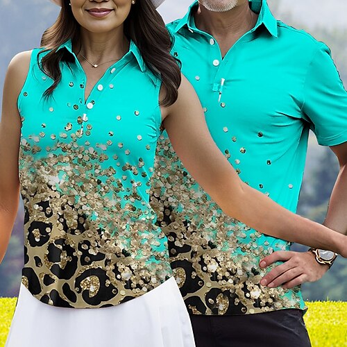 Hombre Mujer Camisas de polo Polo a juego Camiseta de golf Transpirable Secado rápido Dispersor de humedad Manga Corta Ropa de golf ropa de golf Ajuste regular Leopardo Verano Tenis Golf pepinillo
Hombre Mujer Camisas de polo Polo a juego Camiseta de golf Transpirable Secado rápido Dispersor de humedad Manga Corta Ropa de golf ropa de golf Ajuste regular Leopardo Verano Tenis Golf pepinillo