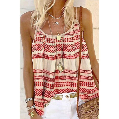 Damen Tank Top Rote Gestreift Bedruckt Ärmellos Casual Basic Rundhalsausschnitt Standard S
Damen Tank Top Rote Gestreift Bedruckt Ärmellos Casual Basic Rundhalsausschnitt Standard S