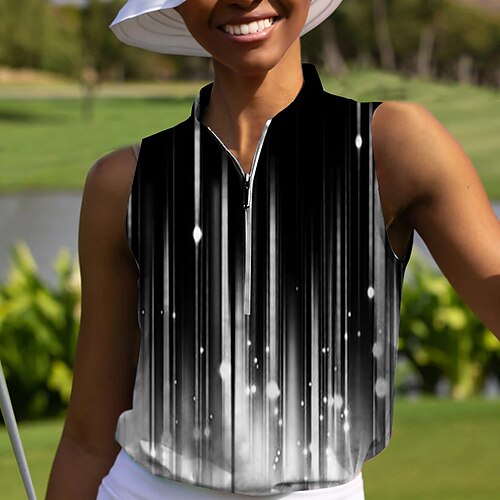 Mujer Camiseta de tenis Camiseta sin mangas de tenis Transpirable Secado rápido Suave Sin Mangas Camiseta Ajuste regular 1/4 cremallera Gradiente de Color Verano Primavera Golf Bádminton
Mujer Camiseta de tenis Camiseta sin mangas de tenis Transpirable Secado rápido Suave Sin Mangas Camiseta Ajuste regular 1/4 cremallera Gradiente de Color Verano Primavera Golf Bádminton