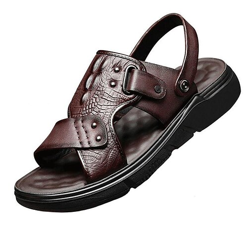 Hombre Sandalias Zapatillas Zapatos casuales de hombre Sandalias Confort Zapatos de Paseo Casual Estilo playero Diario Playa PU Transpirable Cómodo Antideslizante Mocasín Negro Marrón Verano
Hombre Sandalias Zapatillas Zapatos casuales de hombre Sandalias Confort Zapatos de Paseo Casual Estilo playero Diario Playa PU Transpirable Cómodo Antideslizante Mocasín Negro Marrón Verano
