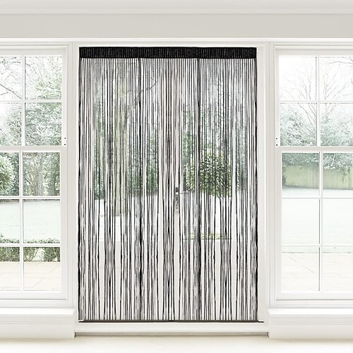 

String Curtains Sparkle Door Curtain Fly Curtain Rod Pocket,Curtains Panel Divider Window Door Fly Screen for Door Wall and Window Decoration,100200cm