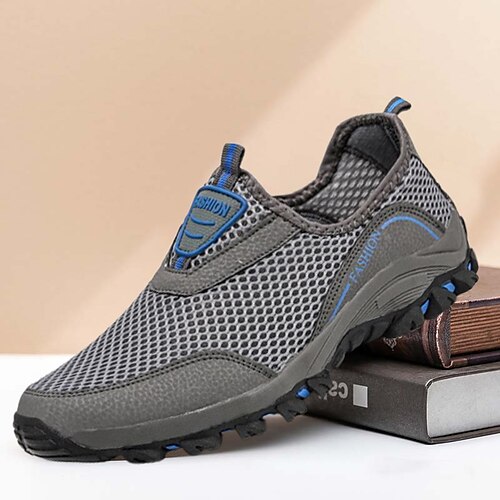 Men's Sneakers Loafers Slip-Ons Comfort Shoes Cloth Loafers Sporty Casual Outdoor Daily Hiking Shoes Walking Shoes Mesh Breathable Comfortable Slip Resistant Black Red Gray Summer
Men's Sneakers Loafers Slip-Ons Comfort Shoes Cloth Loafers Sporty Casual Outdoor Daily Hiking Shoes Walking Shoes Mesh Breathable Comfortable Slip Resistant Black Red Gray Summer
