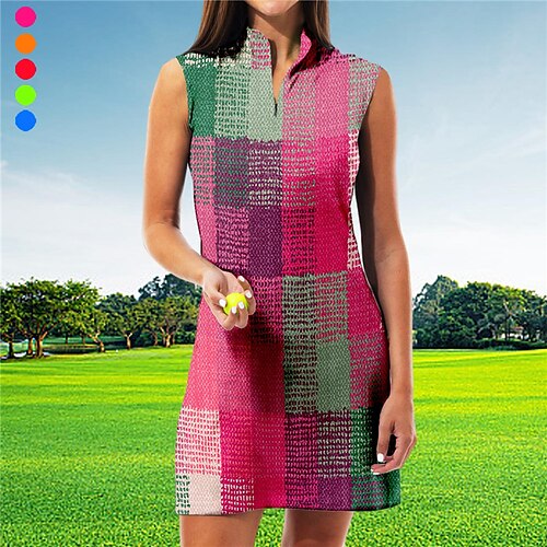 Women's Tennis Dress Golf Dress Breathable Quick Dry Moisture Wicking Sleeveless Dress Tennis Outfit Zipper Printed Summer Tennis Golf Pickleball
Women's Tennis Dress Golf Dress Breathable Quick Dry Moisture Wicking Sleeveless Dress Tennis Outfit Zipper Printed Summer Tennis Golf Pickleball